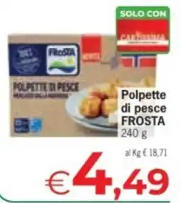 Despar Polpette di pesce FROSTA offerta