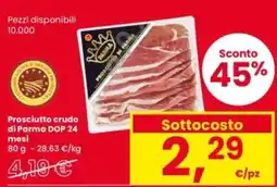 Interspar Prosciutto crudo di Parma DOP offerta