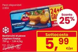 Interspar Bastoncini di pesce Capitan Findus offerta