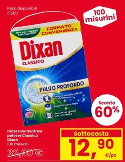 Interspar Detersivo lavatrice polvere Classico Dixan offerta