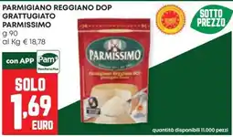 Panorama Parmigiano Reggiano DOP grattugiato Parmissimo offerta