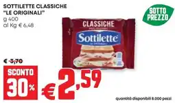 Panorama Sottilette classiche offerta