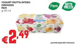 Panorama Yogurt frutta intero cremoso Pam offerta