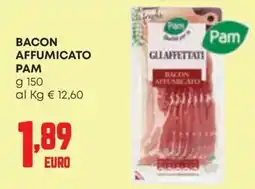 Panorama Bacon affumicato Pam offerta