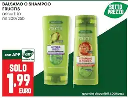 Panorama Balsamo o shampoo Fructis assortito offerta