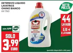Panorama Detersivo liquido lavatrice Omino Bianco offerta