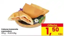 Interspar Calzone mozzarella e pomodoro offerta