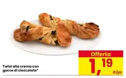 Interspar Twist alla crema con gocce di cioccolato offerta