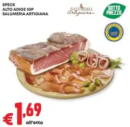 Panorama Speck Alto Adige IGP Salumeria Artigiana offerta
