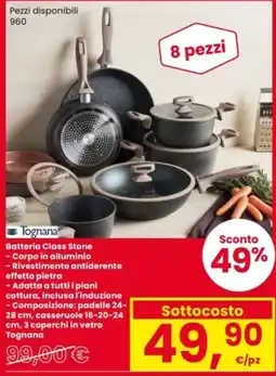 Interspar Batteria Class Stone Tognana offerta