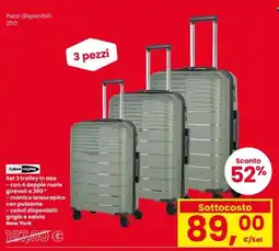Interspar Set 3 trolley New York offerta