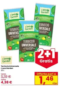 Interspar Terriccio Universale I Love Garden offerta