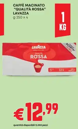 Panorama Caffè macinato Qualità Rossa Lavazza offerta