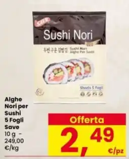 Interspar Sushi Nori offerta