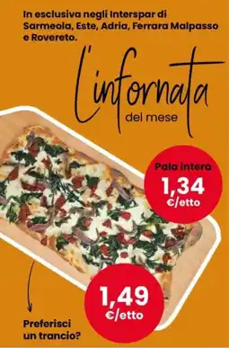 Interspar L'infernata del mese offerta