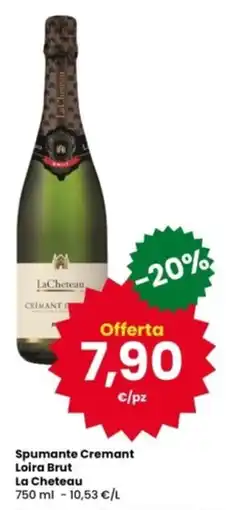 Interspar Spumante Cremant Loira Brut La Chateau offerta