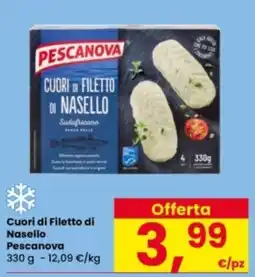 Interspar Cuori di Filetto di Nasello Pescanova offerta