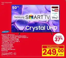 Interspar Samsung Smart Tv 50U Serie 8 offerta