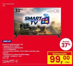 Interspar Smart Tv IH32FL2K INNO-HIT offerta