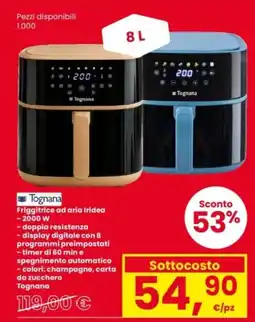 Interspar Friggitrice ad aria Iridea Tognana offerta