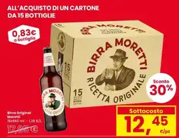 Interspar Birra Original Moretti offerta