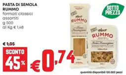 Panorama Pasta di semola Rummo offerta