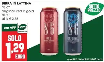 Panorama Birra in lattina 8.6 offerta