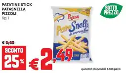 Panorama Patatine stick Pizzoli offerta