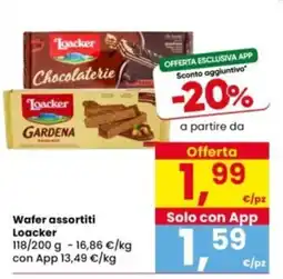 Interspar Wafer assortiti Loacker offerta