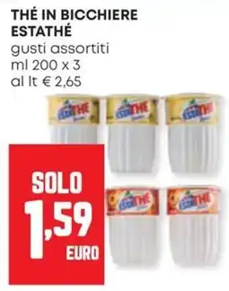 Panorama Thé in bicchiere Estathé offerta