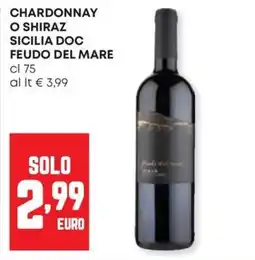 Panorama Chardonnay o Shiraz Feudo del Mare offerta