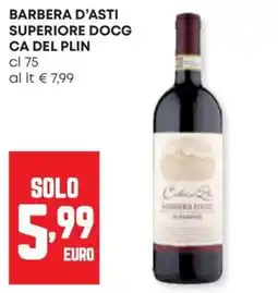 Panorama Barbera d'Asti Superiore DOCG Ca del Plin offerta