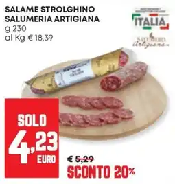 Panorama Salame Strolghino Salumeria Artigiana offerta