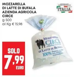 Panorama Mozzarella di latte di bufala Circe offerta