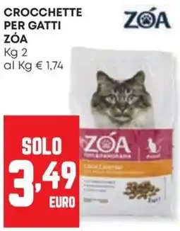 Panorama Crocchette per gatti Zóa offerta