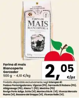 Interspar Farina di mais Biancoperla Garzador offerta