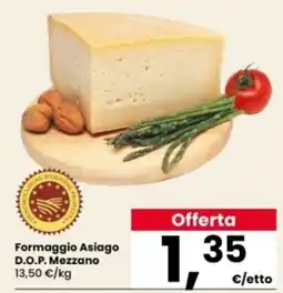 Interspar Formaggio Asiago D.O.P. Mezzano offerta