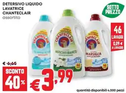 Pam Detersivo liquido lavatrice Chanteclair assortito offerta