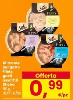 Interspar Alimento per gatto Filets gusti assortiti Sheba offerta