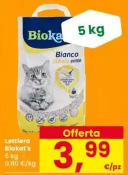 Interspar Lettiera Biokat's Bianco Classic Extra offerta