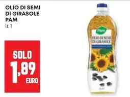 Panorama Olio di semi di girasole Pam offerta