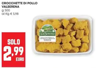 Crocchette di pollo Valserena