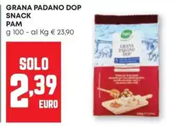 Pam Grana Padano DOP snack Pam offerta
