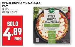 Pam Pizza doppia mozzarella Pam offerta