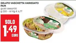 Pam Gelato vaschetta variegato Pam offerta