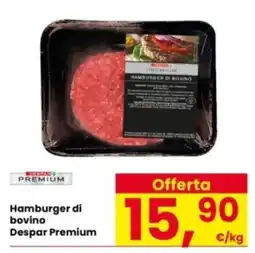 Interspar Hamburger di bovino Despar Premium offerta