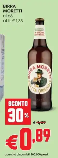 Pam Birra Moretti offerta