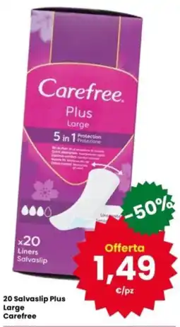 Interspar Salvaslip Plus Large Carefree offerta