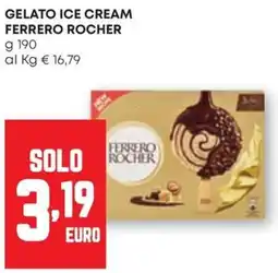 Pam Gelato ice cream Ferrero Rocher offerta