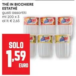 Pam Thé in bicchiere Estathé offerta